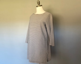 Pullover Size 8 Coldwater Creek Striped Boat Neck Long Sleeves Vintage