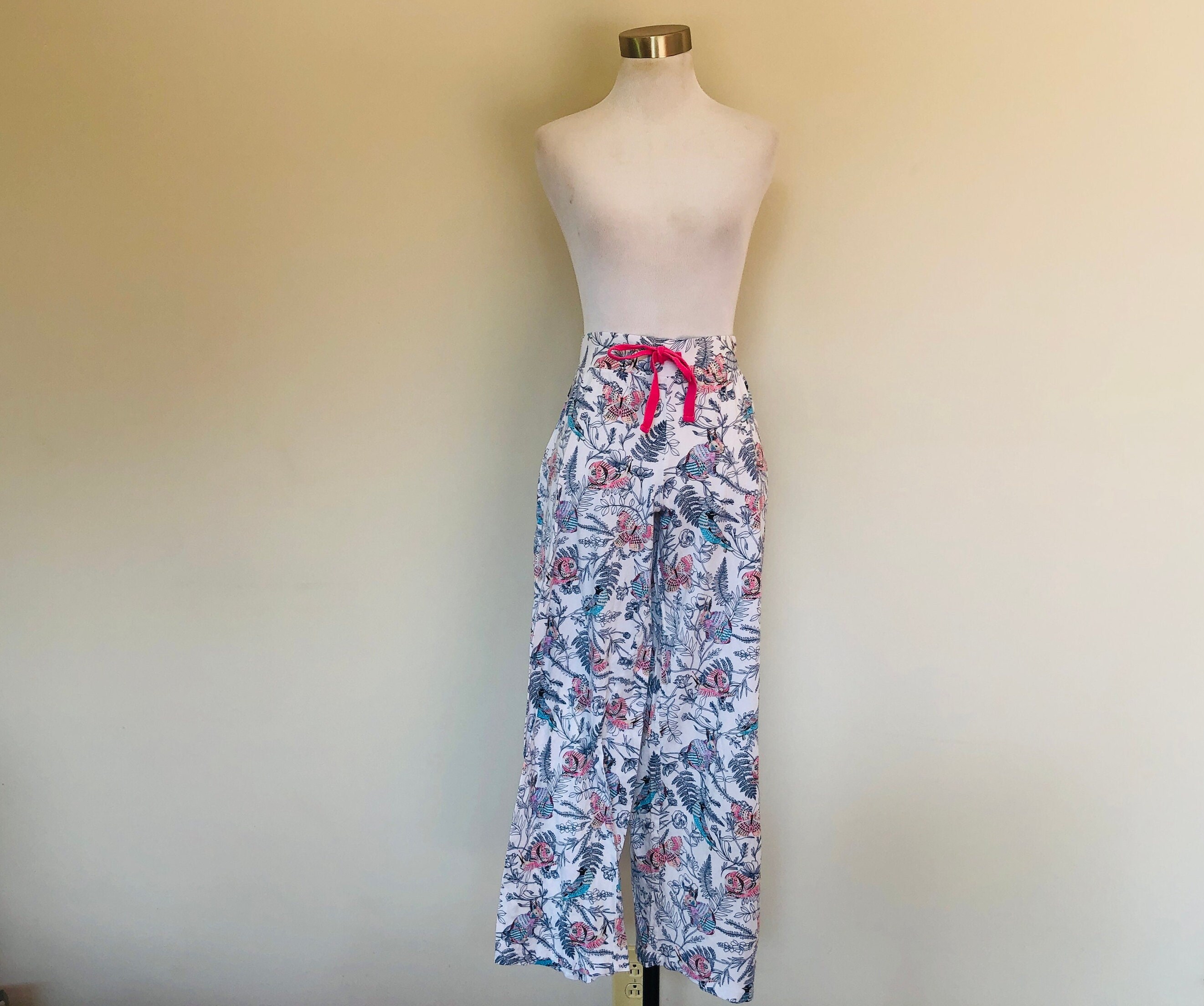 Sleep Pants Large Cynthia Rowley Sleepwear Floral Sleep Bottoms