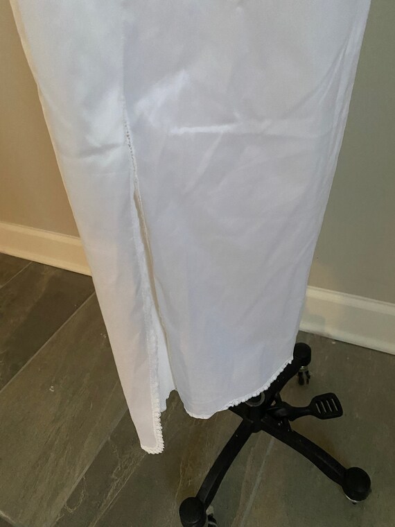 36" Long Medium Komar Formal White Half Slip... Gem