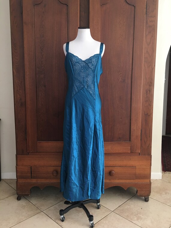 Long Nightgown Teal Victoria's Secret Gold Label M