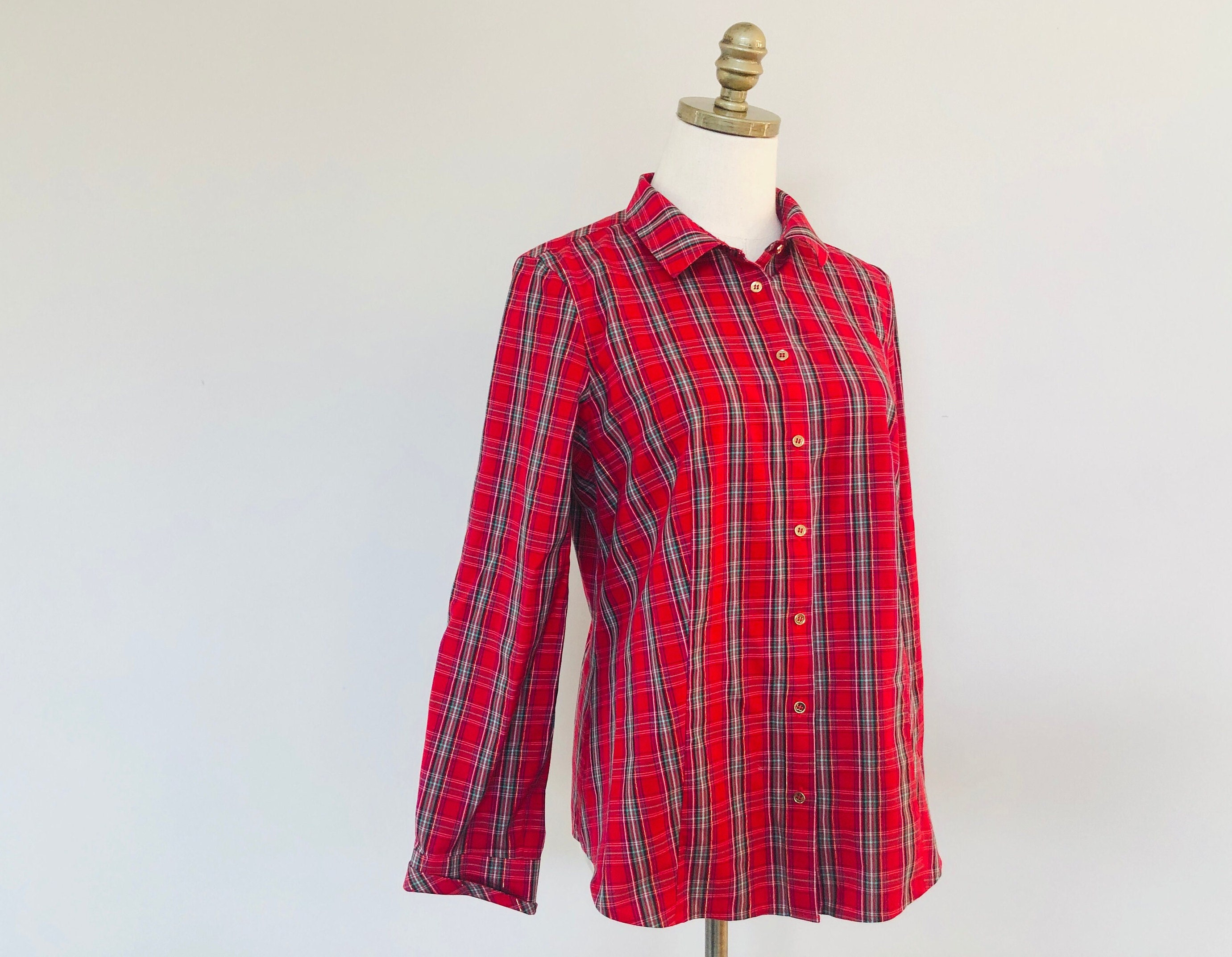talbots silk blouse