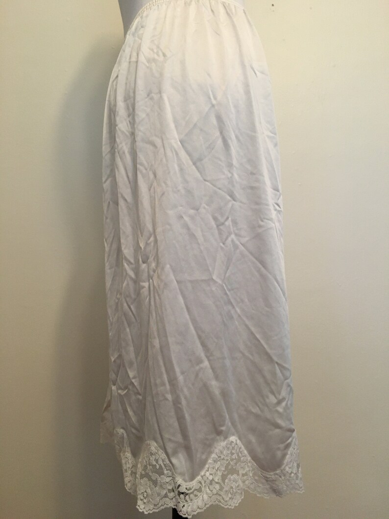 Half Slip 27 White Lace Extender 3 Kick . . Etsy