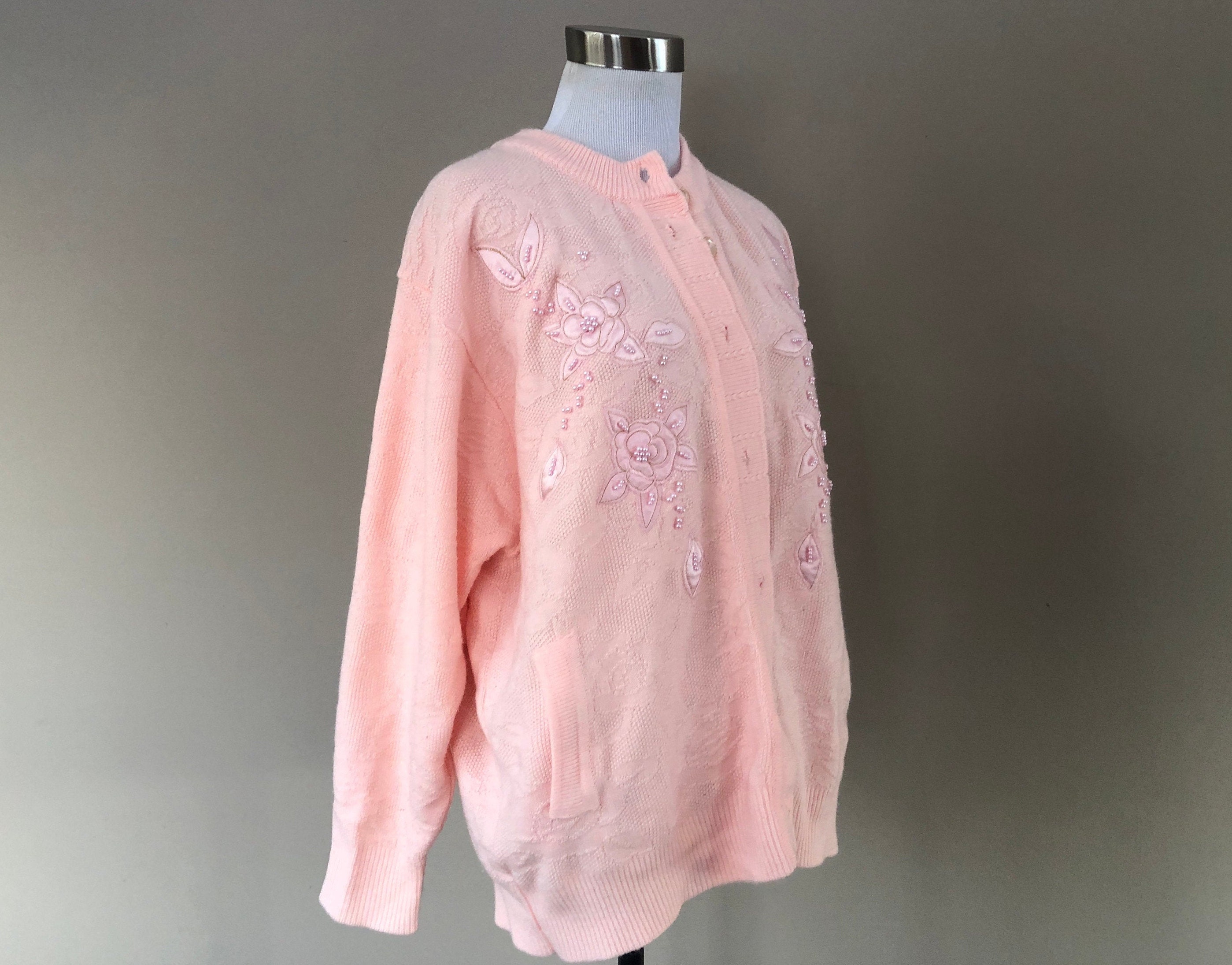 Pink Pearl Sweater - Etsy