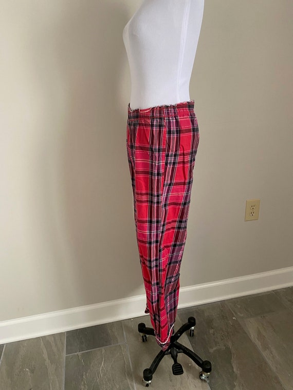 Sleep Pants Plaid Small Petite Victoria's Secret … - image 3