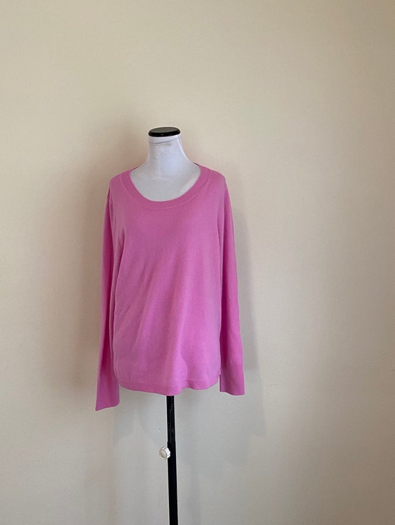 CASHMERE Sweater XL J Crew Pink... - Etsy
