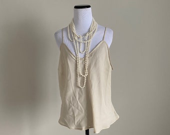 Beige Silk Camisole - Etsy