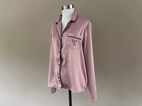 Sleep Shirt Small Victoria's Secret Mauve Purple … - image 4