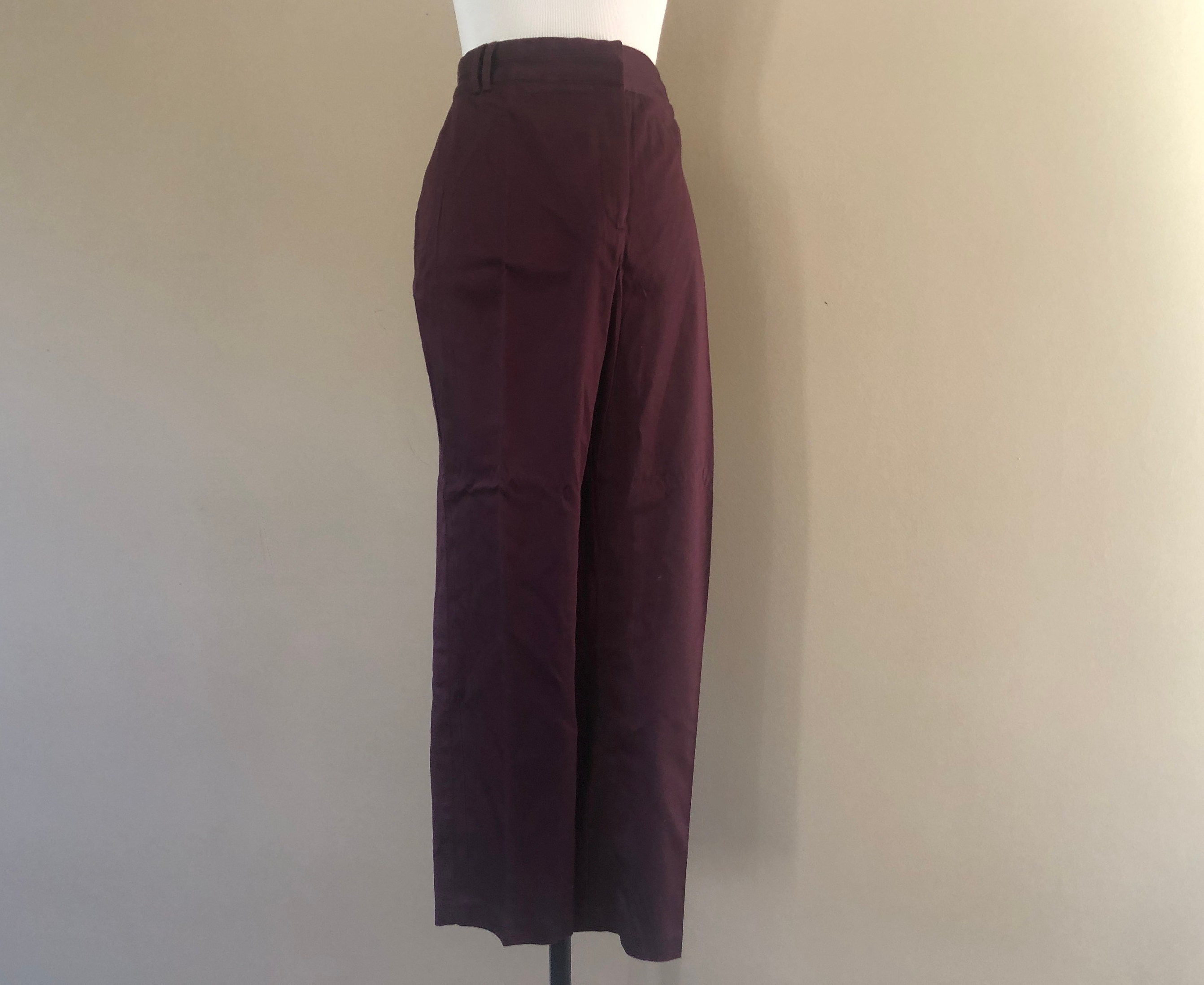 Purple Trousers Zipper Vintage - Etsy