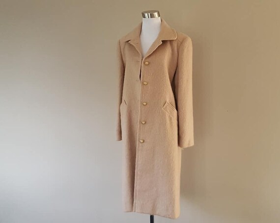 camel coat size 10