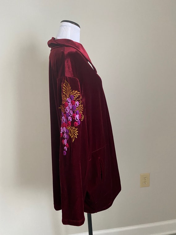 Bob Mackie Wearable Art Velvet 3X 