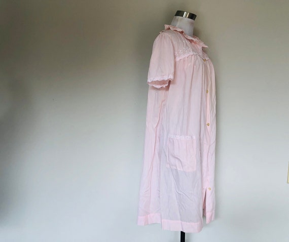 Robe Medium Average Pink Cotton Poly Blend Short … - image 4