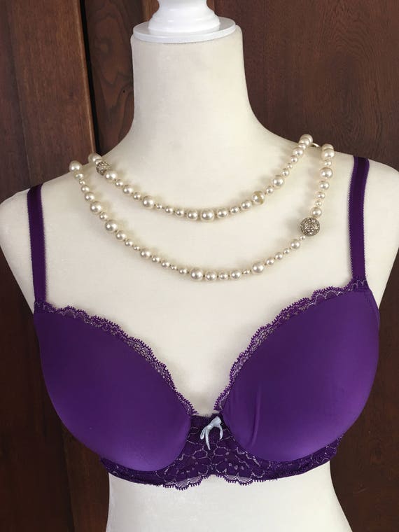 purple bra