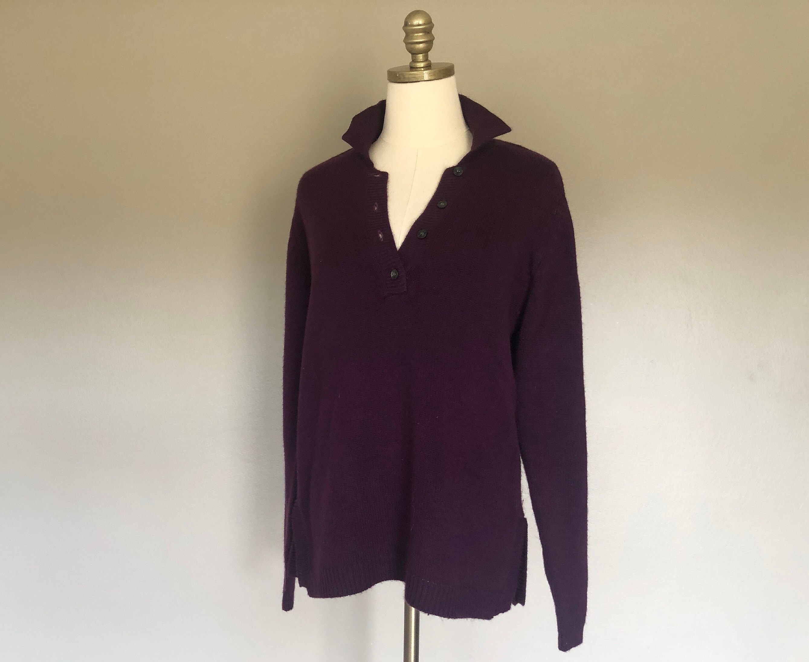Laura Scott Purple Pullover 