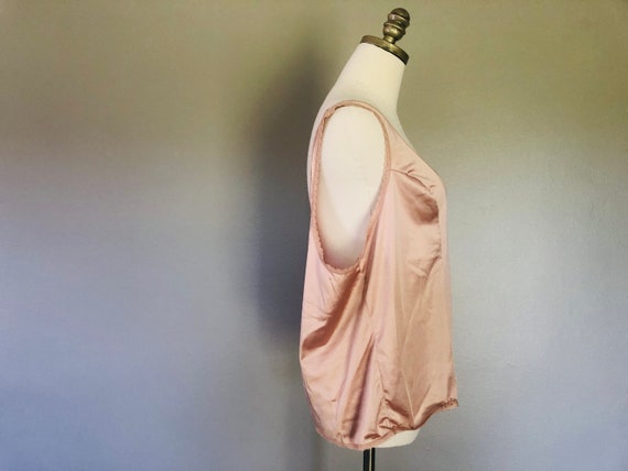 Camisole Extra Large XL Vassarette Nylon Nude Bei… - image 5