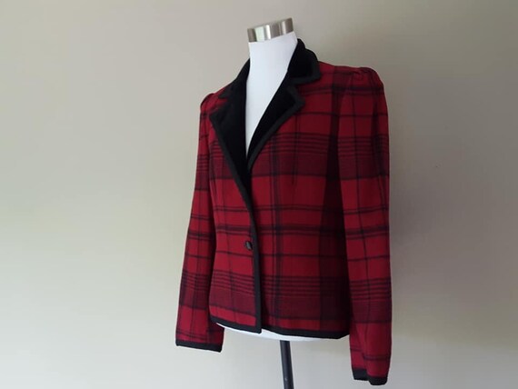 Jacket Medium Adolph Schuman for Lilli Ann Cherry