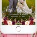 Lizzy Adams reviewed Burgundy Floral Wedding Snapchat Filter, Snapchat Geofilter Wedding, Elegant Snapchat Filter, Wedding, Custom Wedding Filter