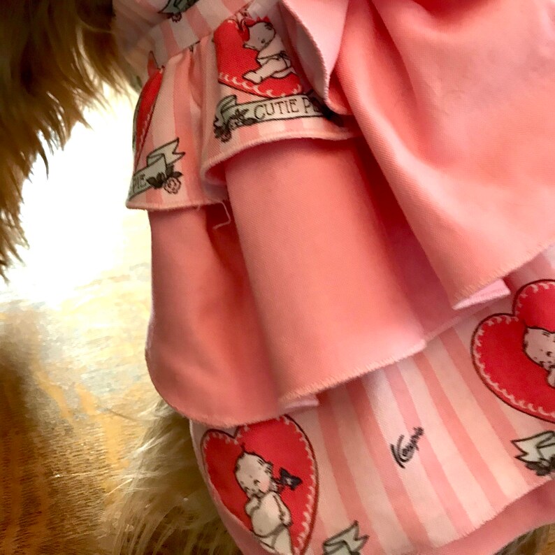 Valentine Dog Dress Valentine/'s Dog Dress Dog Valentines Day Dresses Valentine Dog Valentine/'s Day Dog Dress Dog Valentine Dress