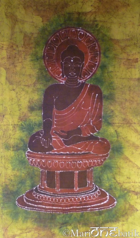 Hand Batiked Lord Buddha Sarongs Hand Batiked Lord Buddha Sarongs