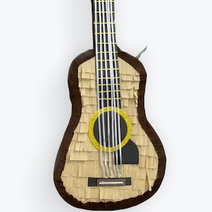 Acoustic Guitar Pinata 29&quot; High. Party Decorations and Supplies. (stick not included)