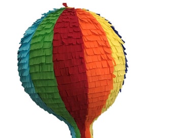 Hot Air Balloon Pinata. Party Decoration Supplies. (stick not included)