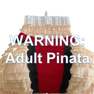 Butt Pinata 3D. Bachelor - Bachelorette Party. Fun Adult Pinata. Party decorations (stick not included)