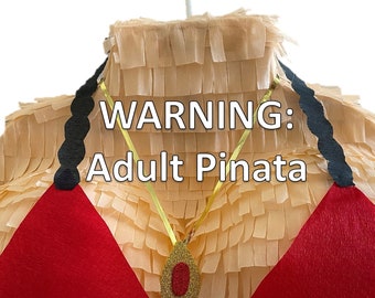 Boob Pinata 3D. Bachelor - Bachelorette Party. Fun Adult Pinata. Party decorations (stick not included)