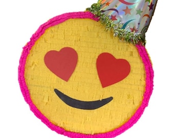 Emoji Pinata Girl (Small). Party Decoration Supplies