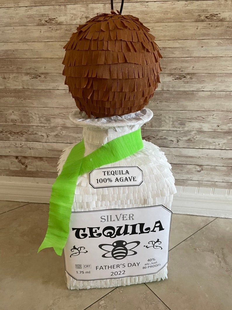 Bottle Tequila 3D. 24in Tall Pinata. Party Decorations. stick Etsy