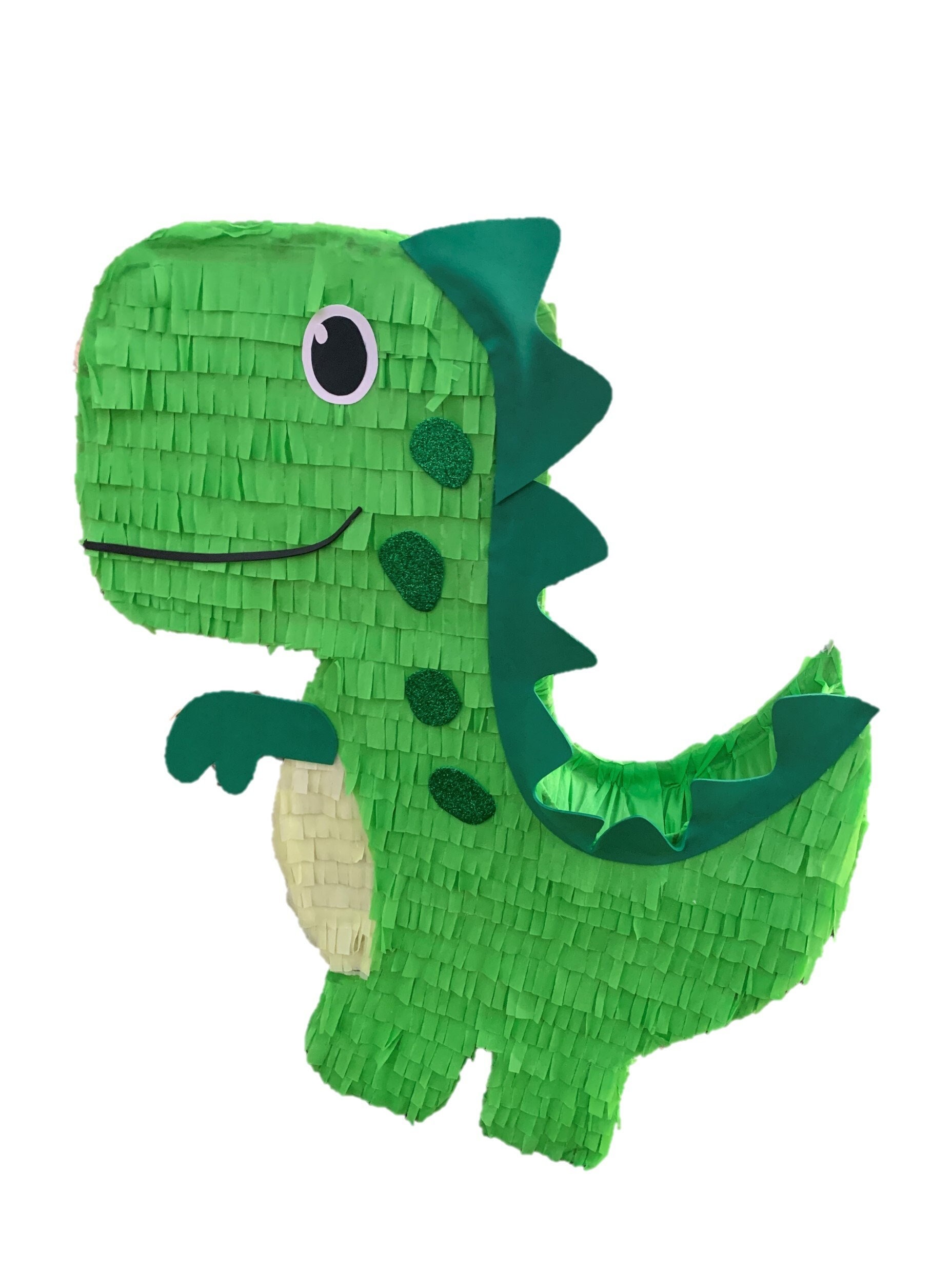 20 Tall Number One Pinata First Birthday Pinata Bright Green Dinosaur –  APINATA4U