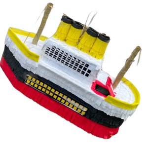 Ship Pinata. Party Decorations. (stick not included)