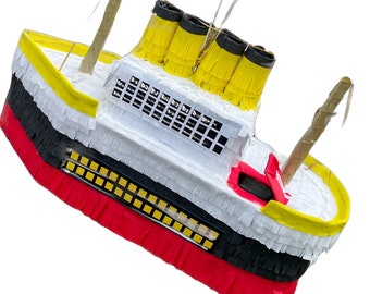 Ship Pinata. Party Decorations. (stick not included)