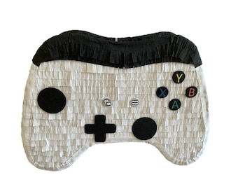 Black Gamer Controller Piñata – Video Game Party Decor, Teen Birthday, Gaming Theme (Piñata Only)