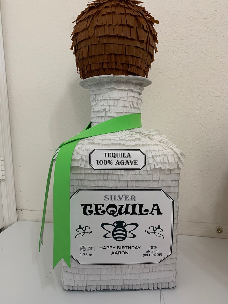Bottle Tequila Pinata. Party Decorations. Etsy