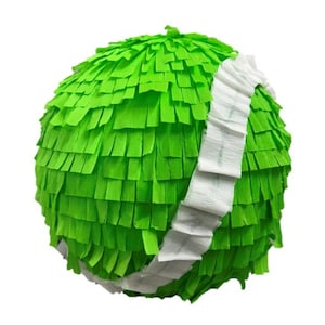 Tennis Ball Piñata 3D round 14in diameter. (rope and ball not included). Party Decoration Supplies