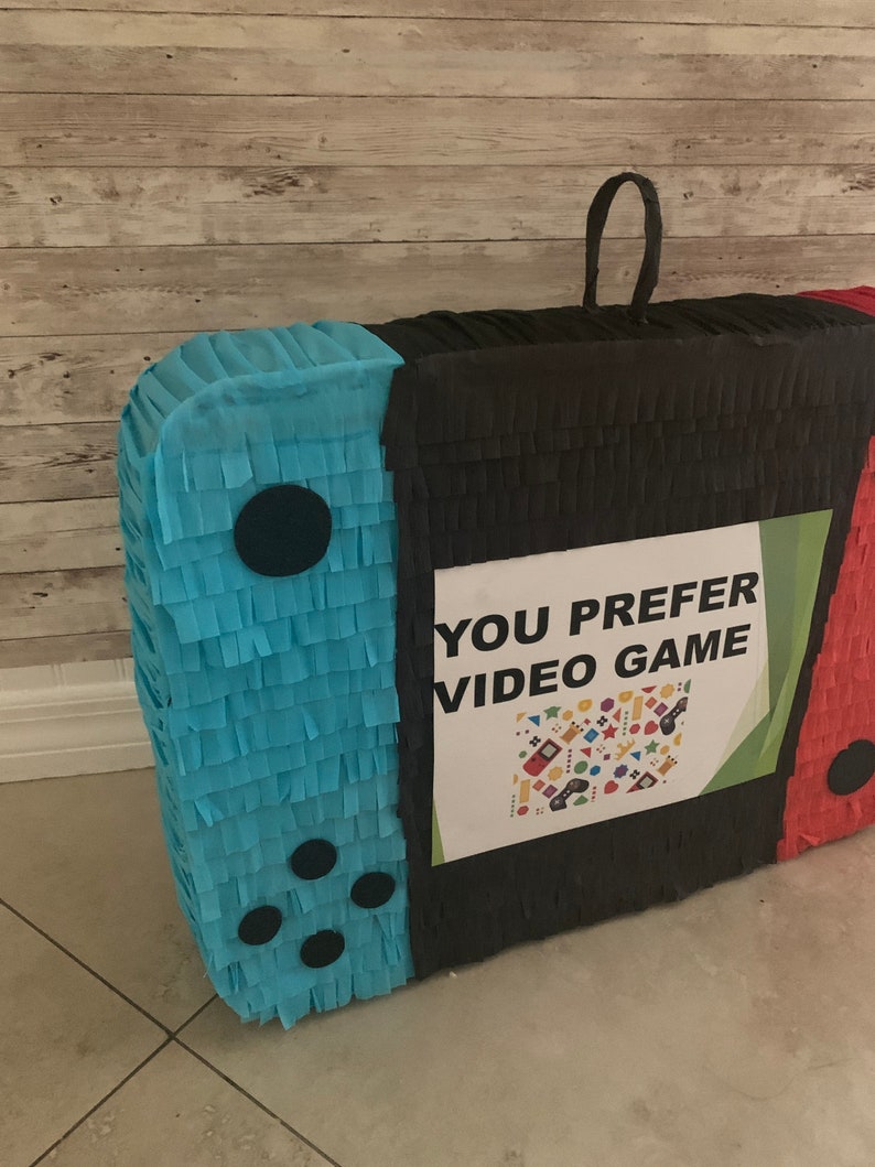 Video Game Console Pinata. Blue and Red. Custom Your Prefer - Etsy