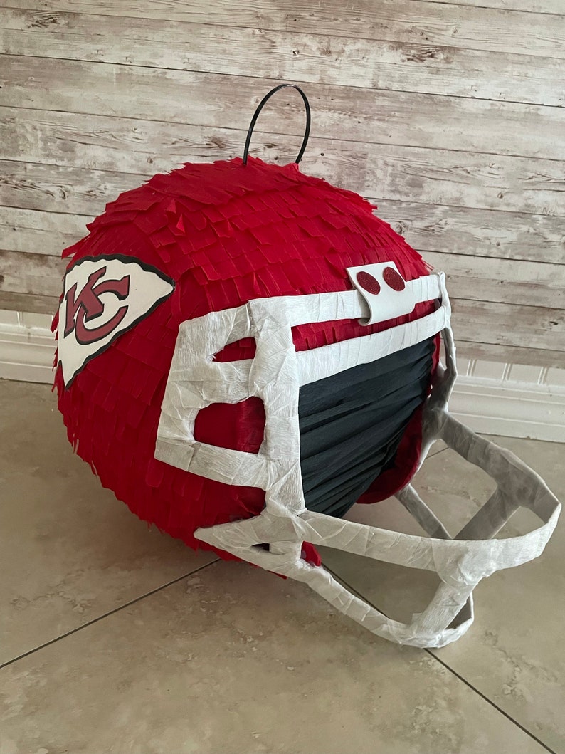 Football Helmet Pinata your choice team. Sports party decorations. stick not included image 2