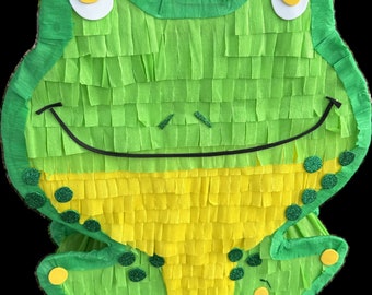 Frog Pinata. Party Decorations supplies. Zoo Party