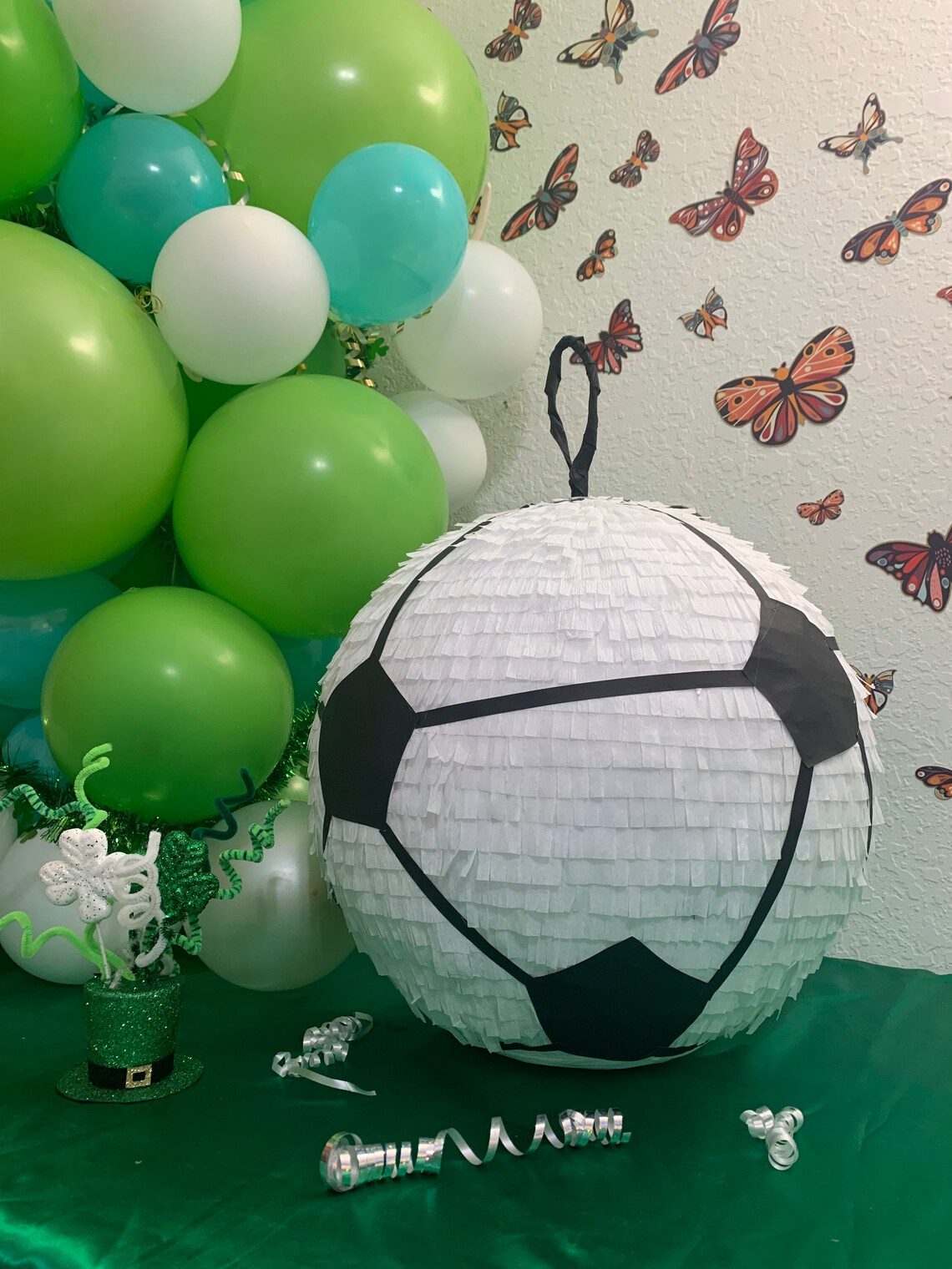 Soccer Ball 3D Round 14in Diameter. Party Decoration Supplies Etsy