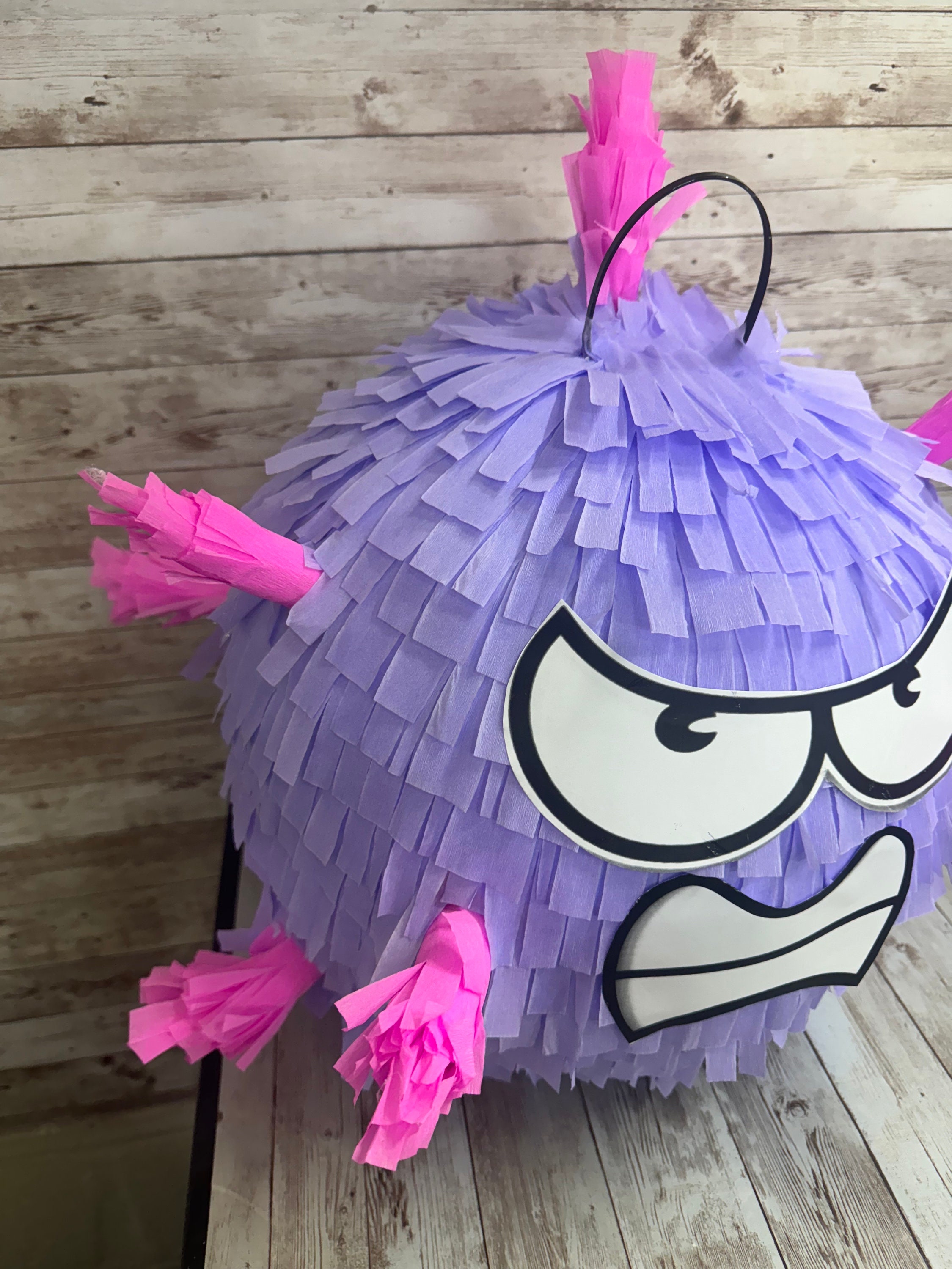 Custom Pinata Science Funny Germ Piñata – Science Party Decor, Virus Birthday, Kids Funny ...