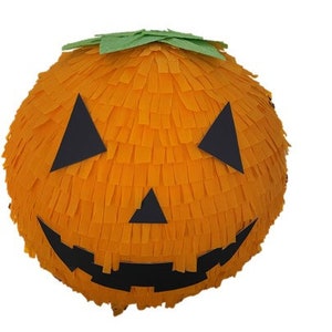 Halloween Pumpkin Pinata. Halloween Party Decoration Supplies.