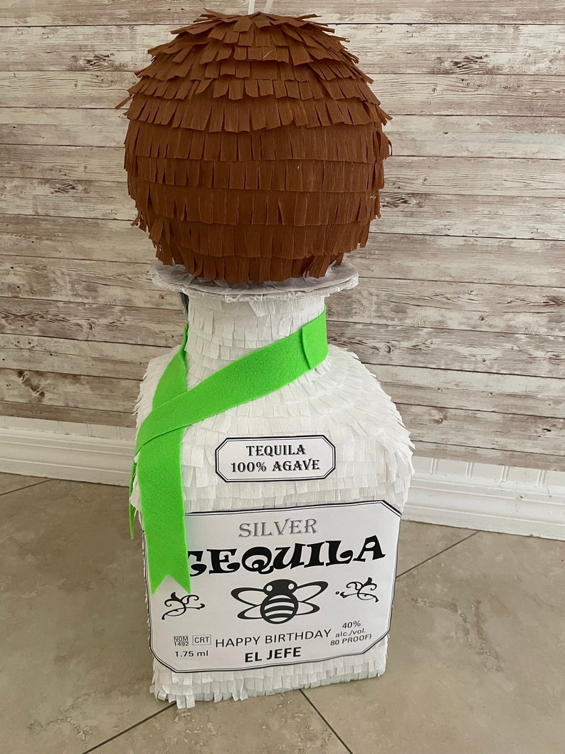 Bottle Tequila 3D. 24in Tall Pinata. Party Decorations. stick Etsy