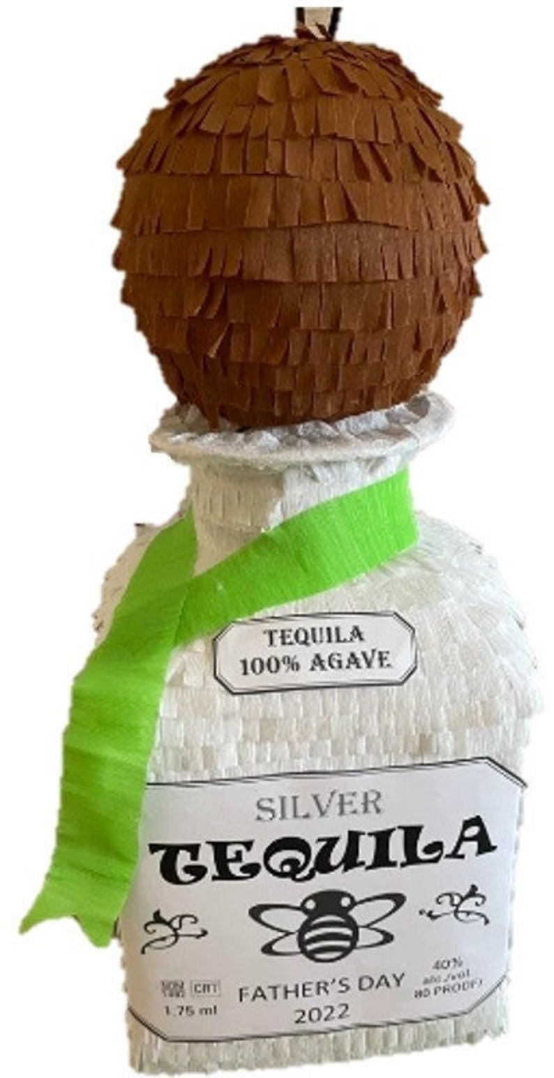 Bottle Tequila 3D. 24in Tall Pinata. Party Decorations. stick Etsy