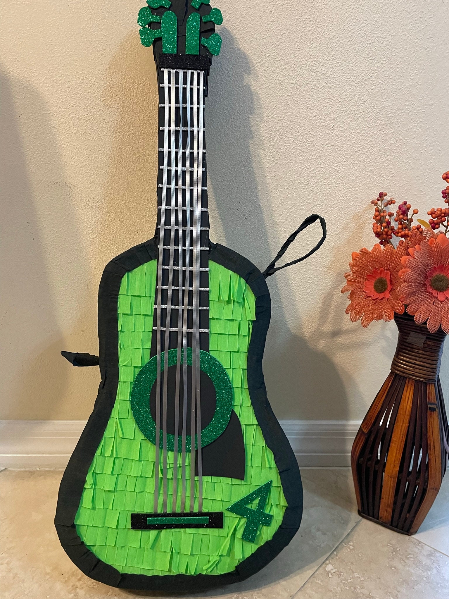 Acoustic Guitar Pinata 29 High. Party Decorations and Supplies. stick Not  Included 