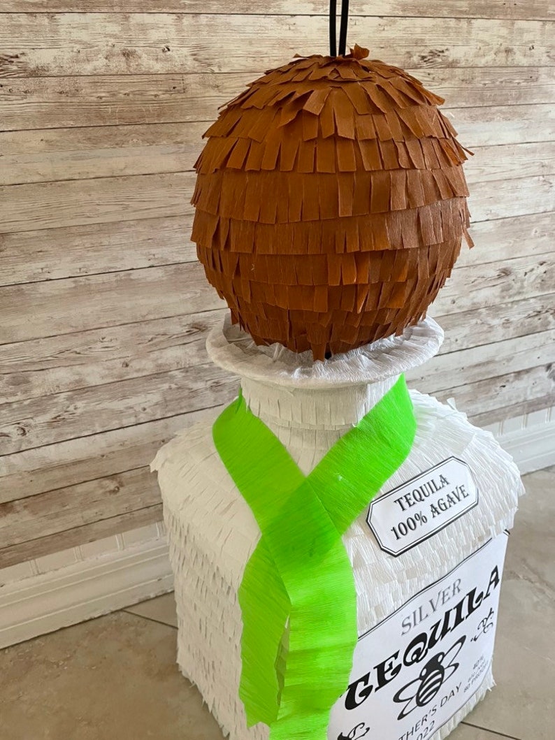 Bottle Tequila 3D. 24in Tall Pinata. Party Decorations. stick Etsy