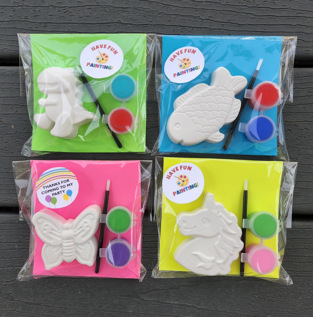 Kids Plaster Paint Set, Kids Paint Kit, Birthday Party Crafts, Kids