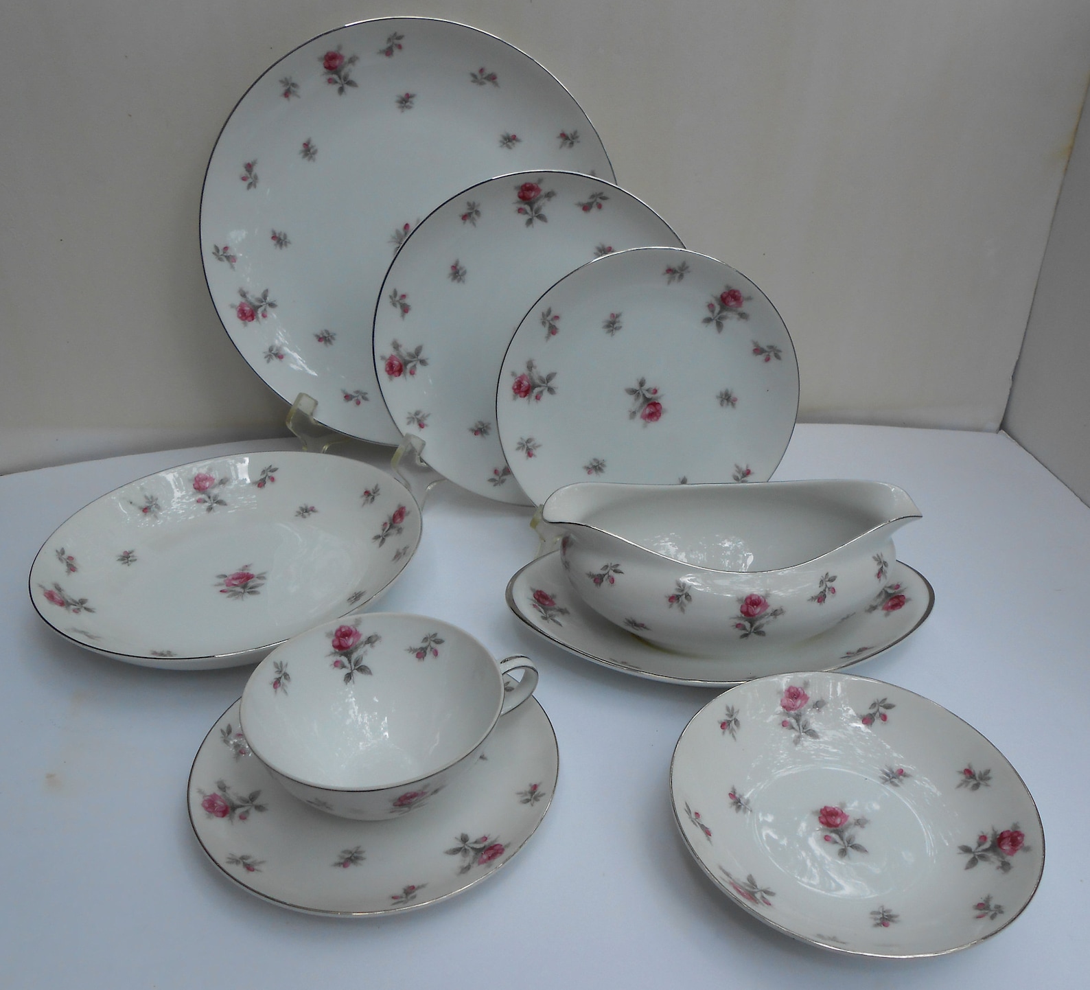 29 pc Meito Rosechintz Rose chintz moss Dinnerware lot dinner Etsy