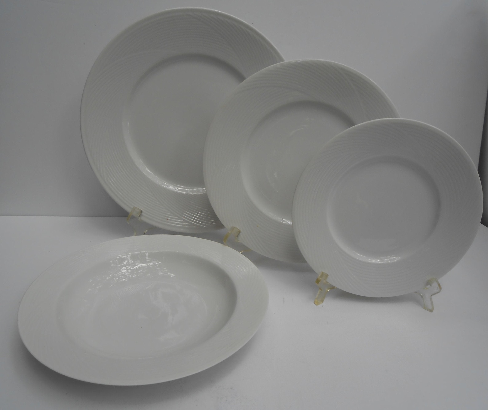 16 pc Dansk Tapestries Winter White Dinnerware lot dinner Etsy