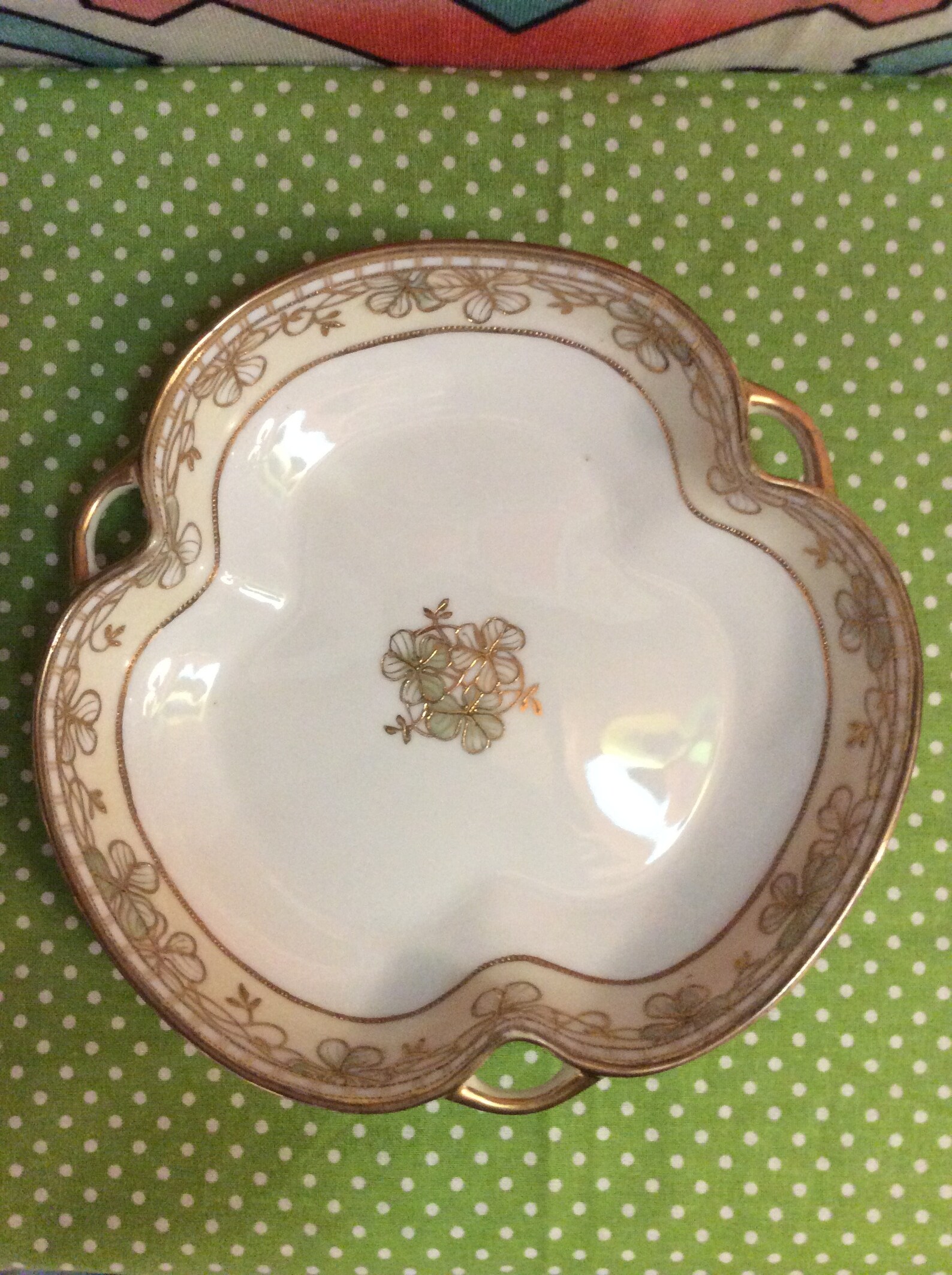 Nippon Candy Dish Hand Painted Etsy.de