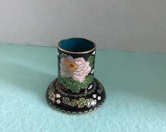 Cloisonné Toothpick Holder