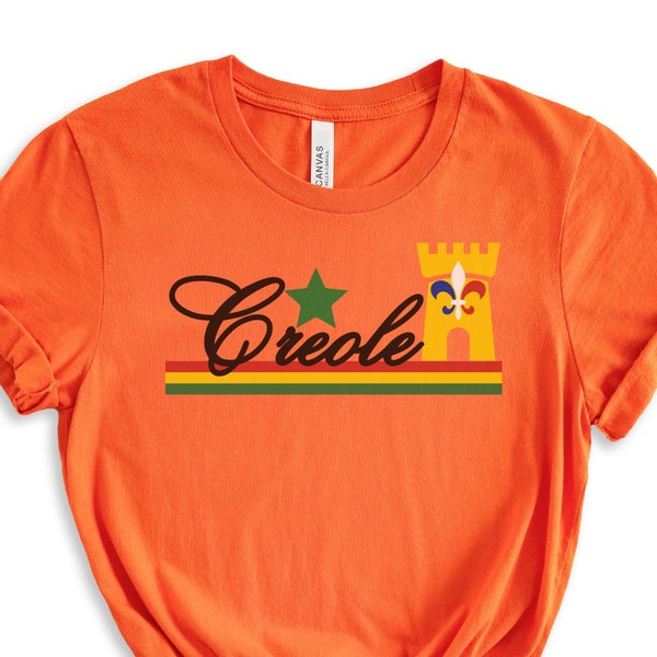 Creole tshirt, Creole Heritage tee, French African shirt, Louisiana, summer, spring, vacation, birthday, student, nurse, teacher, ancestor